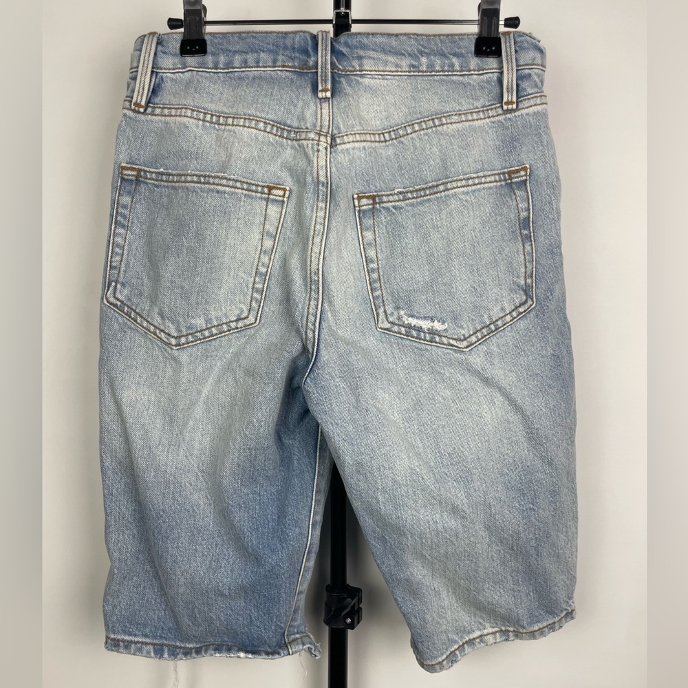 Frame Clash Light Wash Le Vintage Bermuda Jean Shorts‎ - Picture 6 of 10